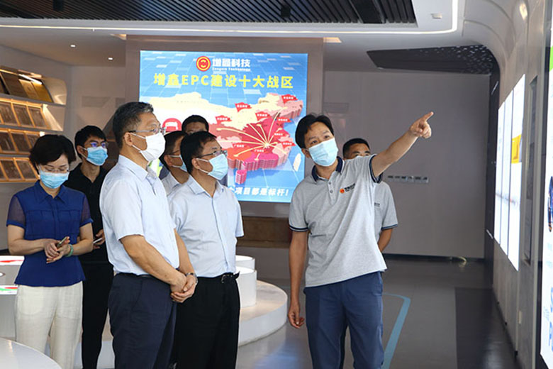 江西省政府副省長羅小云蒞臨增鑫科技進行科技創(chuàng)新調研