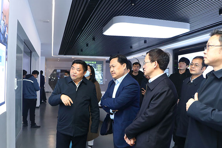 江西省科技廳副廳長陳金橋一行調研增鑫科技